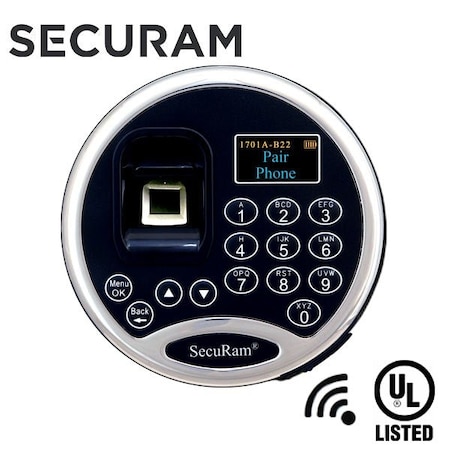 Securam ScanLogic SMART - Chrome SRAM-FPC-1701A-B22-C-II-CH